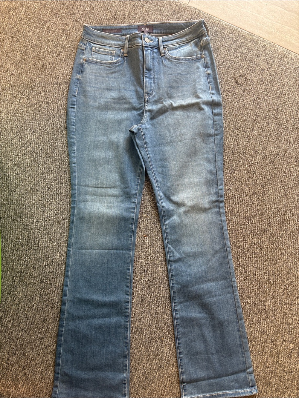 NYDJ Light Blue Flare Jeans - Women's Wide Leg
